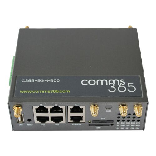 C365-5G-H900 Dual SIM 5G Router with WiFi - Comms365 Limited